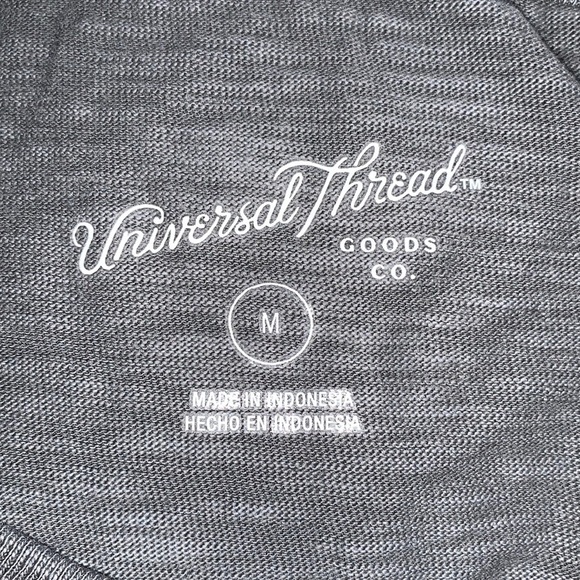 (M)- Universal Thread Women's Ruffle Tank Dress - Gray - Picture 5 of 10